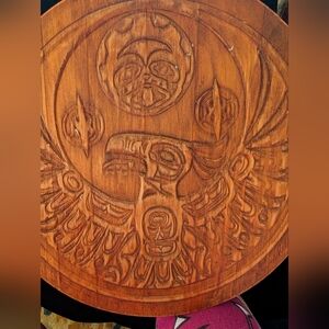 Recently Passed In April 2025 "Clarence Wells". Wooden Carved  Box. Collectors.